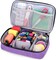 Sewing Accessories Organizer, Double-Layer Sewing Supplies Organizer for Needles, Scissors, Measuring Tape, Thread and Other Sewing Tools (NO Accessories Included), Purple